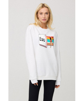 Світшот жіночий oversize  /no flis/ 