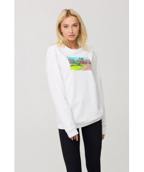 Світшот жіночий oversize  /no flis/ 