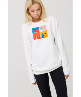 Світшот жіночий oversize  /no flis/ 