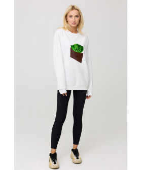 Світшот жіночий oversize  /no flis/ 