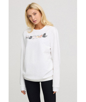 Світшот жіночий oversize  /no flis/ 