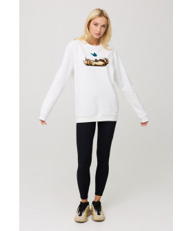 Світшот жіночий oversize  /no flis/ 