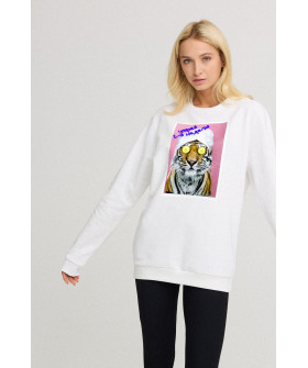 Світшот жіночий oversize  /no flis/ 
