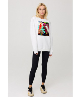 Світшот жіночий oversize  /no flis/ 