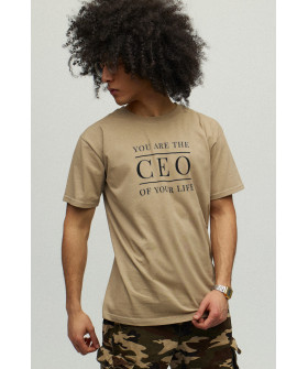 Футболка YAPPI чоловіча хакі "CEO"