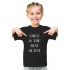 Футболка YAPPI дитяча чорна "Smile is the best outfit"
