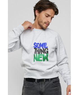 Світшот YAPPI чоловічий  сірий "Something new"