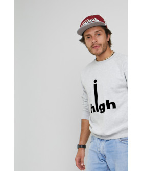 Світшот YAPPI чоловічий  сірий "High"