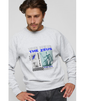 Світшот YAPPI чоловічий  сірий "The Zeus"