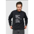 Світшот YAPPI чоловічий  чорний "Don`t try to be original. Try to be good"