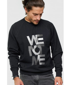 Світшот YAPPI чоловічий  чорний "We not me"