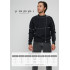 Світшот YAPPI чоловічий  чорний "In order to become 1% you must do what the other 99% won`t"