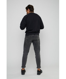 Світшот YAPPI чоловічий  чорний "DJ Bruce"