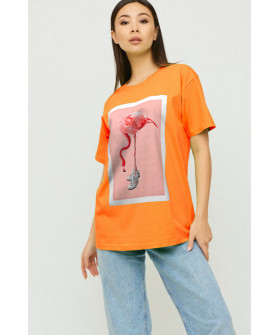 Футболка Oversize / air print /