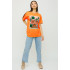 Футболка Oversize / air print /