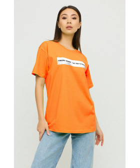 Футболка Oversize / air print /