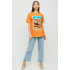 Футболка Oversize / air print /