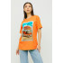 Футболка Oversize / air print /
