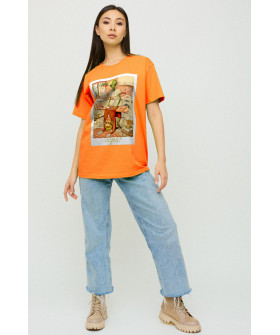 Футболка Oversize / air print /
