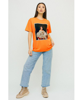 Футболка Oversize / air print /