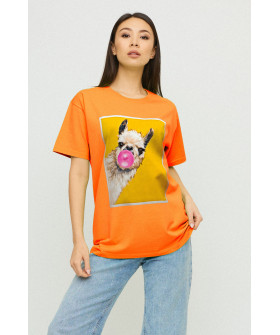 Футболка Oversize / air print /