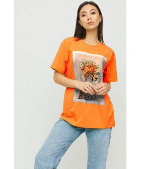 Футболка Oversize / air print /