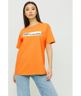 Футболка Oversize / air print /