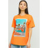 Футболка Oversize / air print /