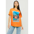 Футболка Oversize / air print /