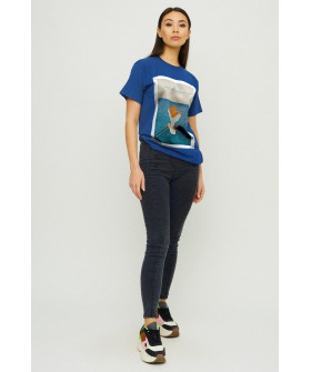 Футболка Boyfriend / air print /