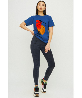 Футболка Boyfriend / air print /