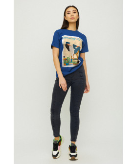 Футболка Boyfriend / air print /