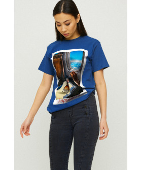 Футболка Boyfriend / air print /