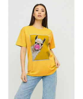 Футболка Oversize / air print /