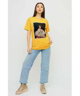 Футболка Oversize / air print /
