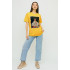 Футболка Oversize / air print /