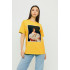 Футболка Oversize / air print /