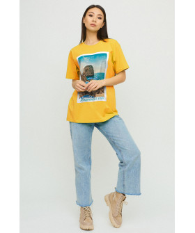 Футболка Oversize / air print /