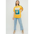Футболка Oversize / air print /
