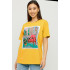 Футболка Oversize / air print /