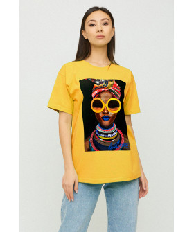 Футболка Oversize / air print /