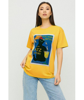Футболка Oversize / air print /