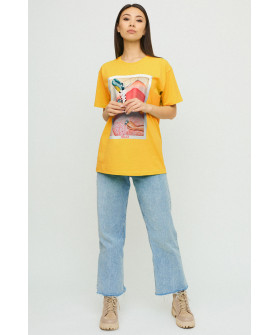 Футболка Oversize / air print /