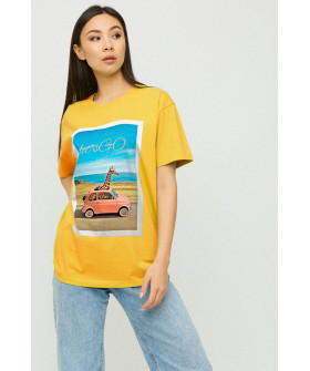 Футболка Oversize / air print /