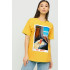 Футболка Oversize / air print /