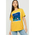 Футболка Oversize / air print /