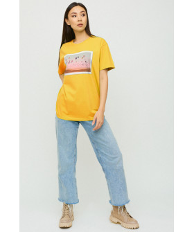Футболка Oversize / air print /