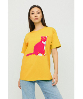Футболка Oversize / air print /