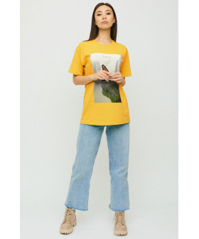 Футболка Oversize / air print /