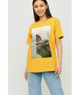 Футболка Oversize / air print /